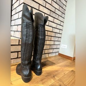 Vince Camuto over the knee leather boots size 8.5